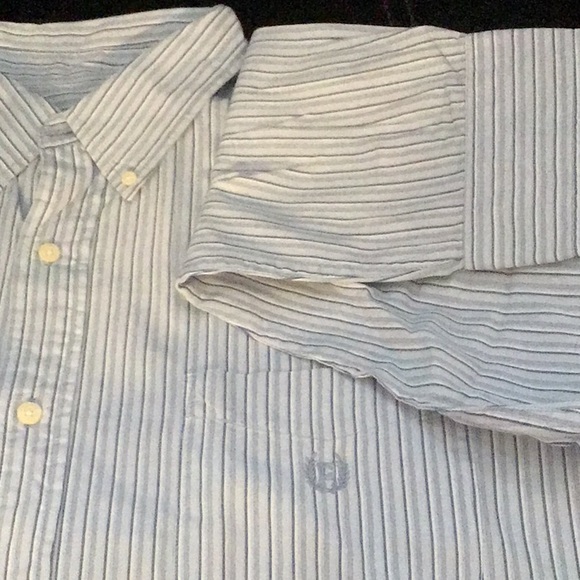 Classic Chaps Long Sleeve Pin Stripe Shirts Staple pieces - Picture 4 of 8